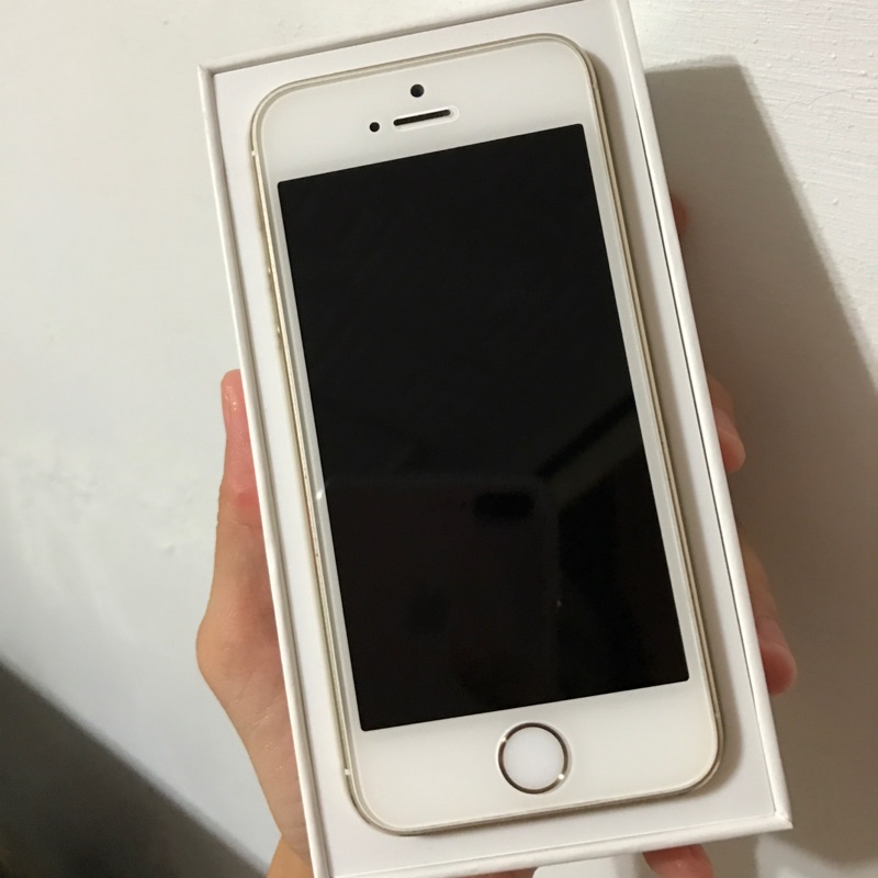 💁🏻📱二手iphone5s 16g金色空機89成新僅附空盒無配件