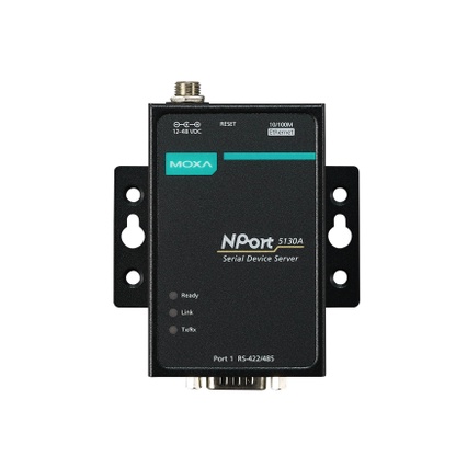 🎀台灣公司貨 MOXA NPort 5130A 1埠RS-232/422/485串列設備伺服器