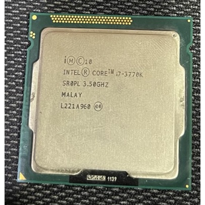 二手良品 INTEL i7 3770K CPU 處理器 LGA 1155 三代