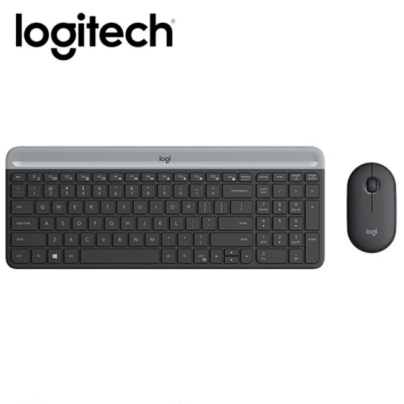 (二手)Logitech羅技 MK470 超薄無線鍵鼠組/石墨黑