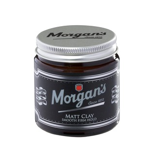 Morgan's 強力定型 霧面髮泥（造型凝土 無光澤塑型土 水洗髮品塑型髮泥推薦 matt clay 油頭髮蠟 油頭蠟