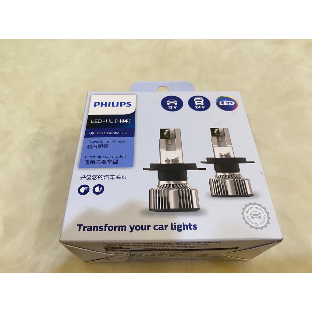 全新 " 公司貨 PHILIPS 飛利浦 LED-HL H4 H11 燈泡 " 兩入 售價 2888元
