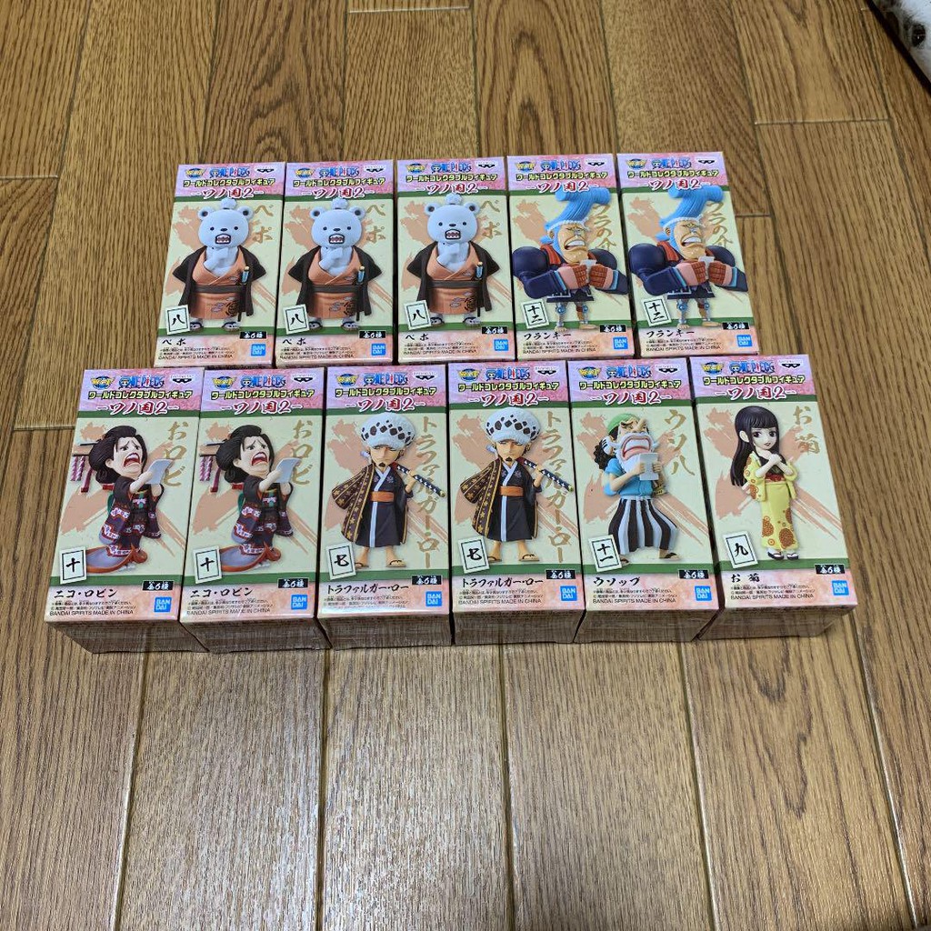 ワンピース ワールドコレクタブルフィギュア ワノ国2 ワーコレ コンプ 蝦皮購物