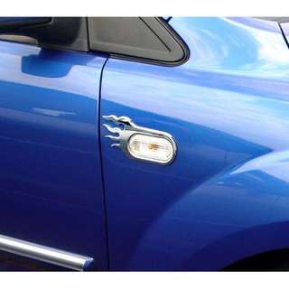 IDFR ODE 汽車精品 FORD 福特 FOCUS 05-08 鍍鉻火焰側燈框 MIT