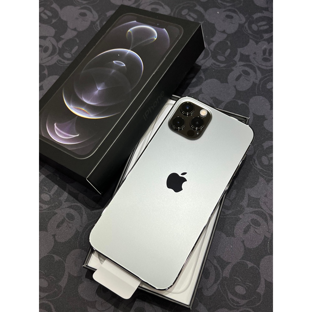 （原廠整新機，膜未撕未使用）iPhone 12 pro 石墨黑 128G（編號I12P7400）