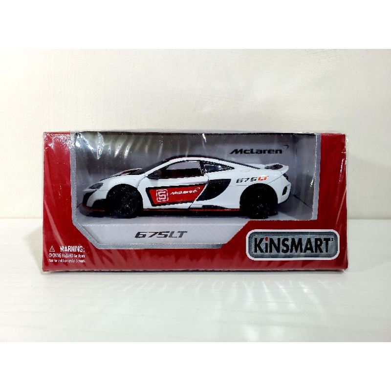 【樂達玩具】KiNSMART【McLaren 675LT 麥拉倫賽道版】金屬模型車 合金車 KT-5417