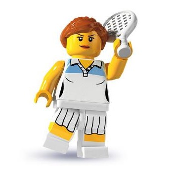 LEGO Minifigures Series 3 樂高3代 第3季 8803 #10網球女將