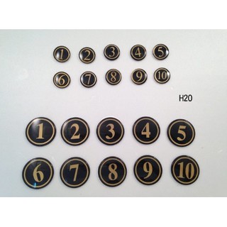 號碼牌 1-100號 高質感燙金 3公分 5公分 餐廳用牌 數字牌 桌號牌 告示牌 抽獎牌 叫號牌 桌號