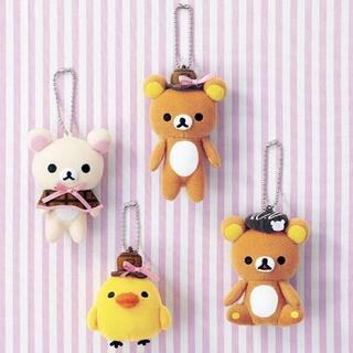 日本帶回保證正版景品 SAN-X 懶懶熊Rilakkuma (拉拉熊) 巧克力甜點系列吊飾 懶熊妹 小雞 造型娃娃