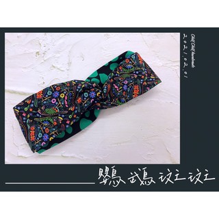 《Chill Chill 手作後院》手作髮帶-鸚鵡斑斑