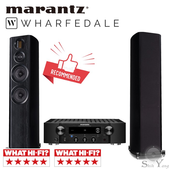 Marantz PM7000N 網路串流綜合擴大機 + Wharfedale EVO 4.4 落地喇叭 公司貨保固