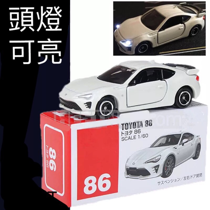 Tomica No.86 Toyota 86 發光版 附膠盒 AE86 二改 限定 特注