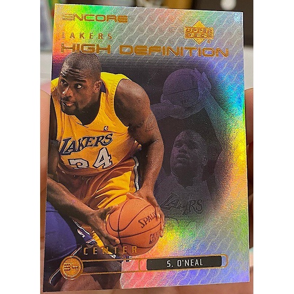 NBA 球員卡 Shaquille O'Neal 1999-00 UD Encore High Definition