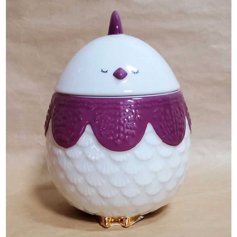 (兩件95折)星巴克韓國2017雞年蛋型馬克杯 公雞 母雞 蛋形 雞蛋 紫色 生肖 星座 杯蓋 可愛 小雞 禮物 造型
