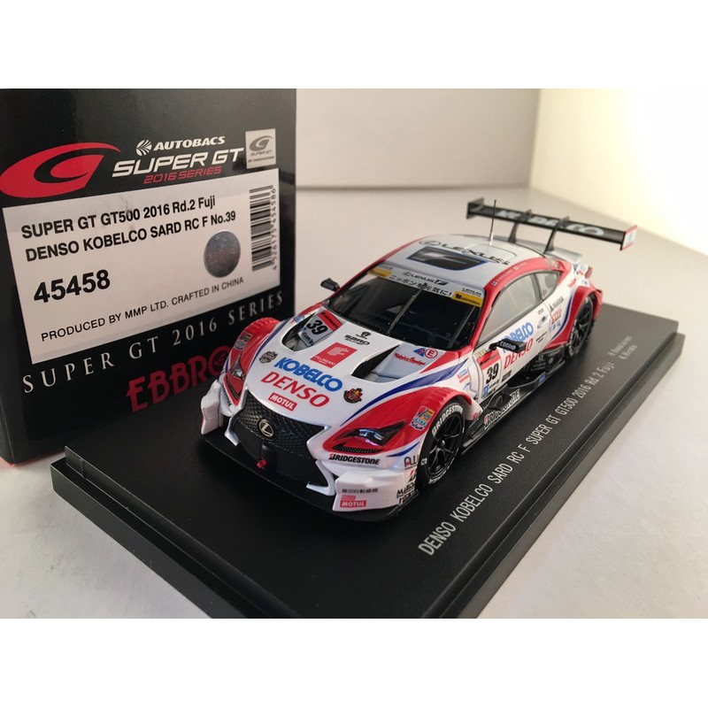 吉華科技@EBBRO 45458 DENSO KOBELCO SARD RC F SUPER GT 1/43