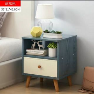 綸綸居家用品 北歐簡约現代床頭櫃（ 速出貨）收納櫃簡易組裝款式.