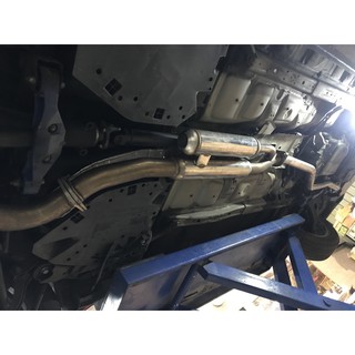 DK RACING 保養精品HKS WRX優質二手中尾段排氣管雙出大口徑尾飾聲音低沈效能優2013-18森林人亦可