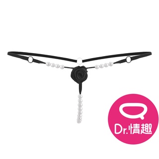 玫瑰花珍珠性感丁字褲 珍珠按摩內褲 情趣內衣 Dr.情趣 臺灣現貨 情趣內褲 成人情趣用品 夫妻情趣精品
