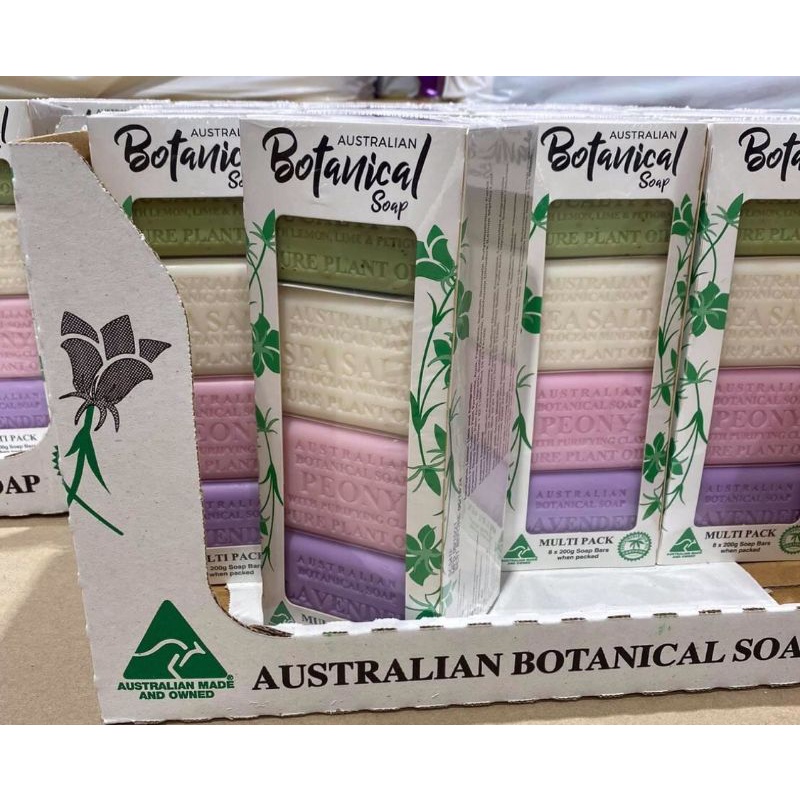 限量現貨！ AUSTRALIAN BOTANICAL SOAP 澳洲製植物精油香皂四種香味8入組