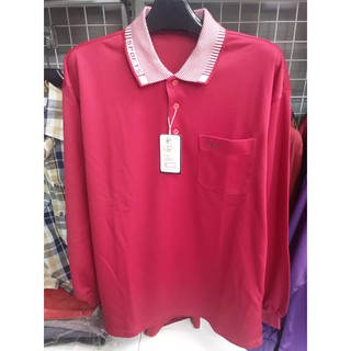 52 2XL《Per GIBO》紅螞蟻 POLO衫 長袖休閒服飾（有口袋） 台灣製造 企鵝男長袖POLO衫