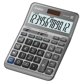 【CASIO】卡西歐 事務用 計算機 12位數 DF-120FM 臺灣卡西歐保固一年