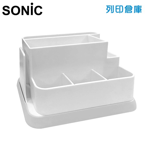 【日本文具】Sonic 桌面收納筆筒 整理盒 文具收納 桌上收納／現貨