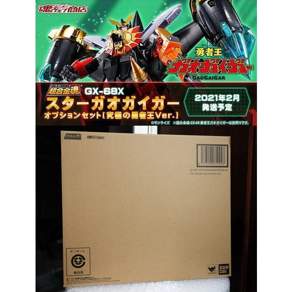 BANDAI 超合金魂 GX-68X 星際我王凱牙 擴充配件組 究極的勇者王 Ver GX68X 魂商店 A19