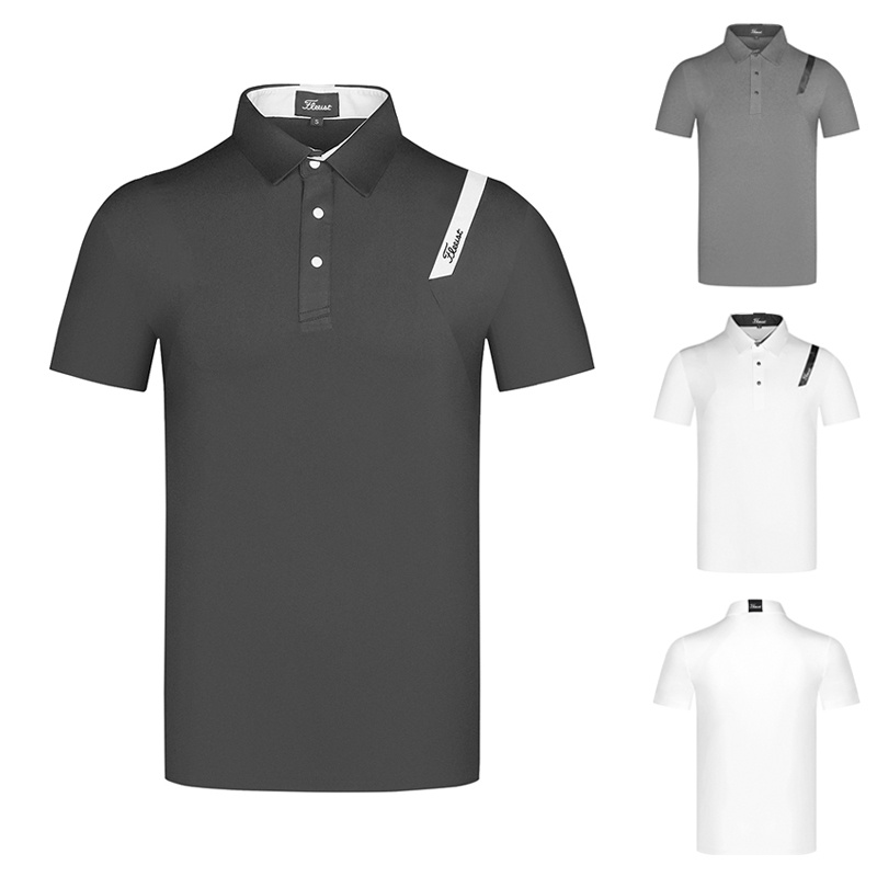 Titleist 高爾夫短袖T恤男戶外運動POLO衫夏季golf球衣可訂製上衣 R7IZ