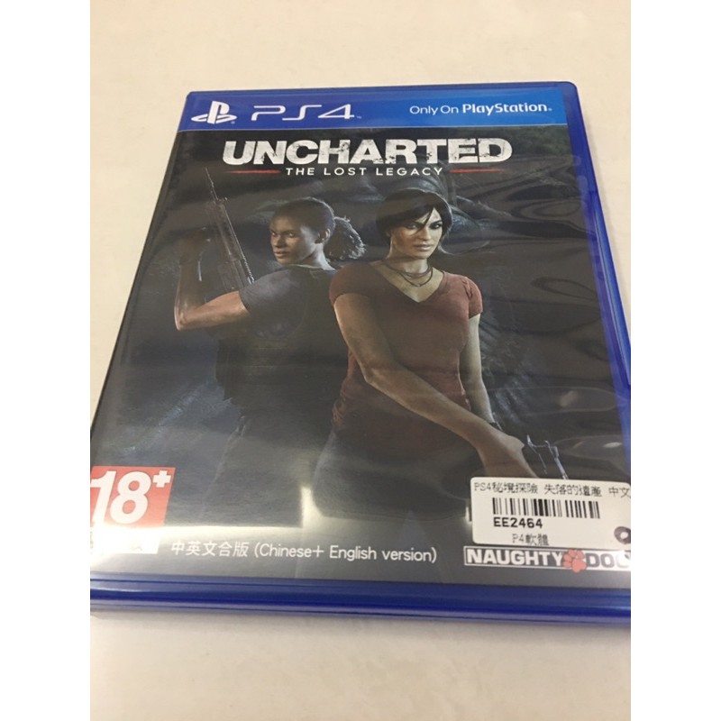 PS4 秘境探險 失落的遺產 光碟無刮 Uncharted The Lost Legacy 中文版 密境探險 中文