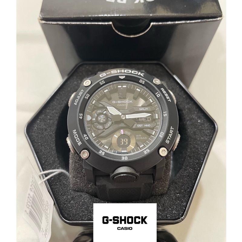 G-SHOCK絕對強悍GA-2000S-1A  碳纖維核心防護構造GA-2000  9.9成新  $4200