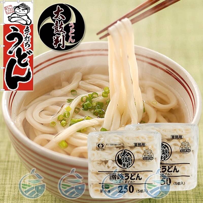 日本原裝讚岐烏龍麵太鼓判(250g/片/5片/包)