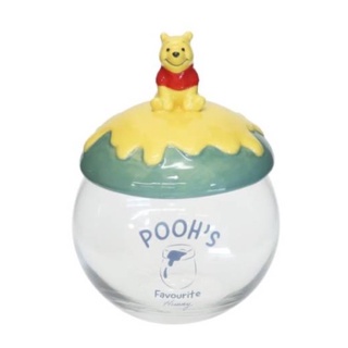 🔥 POOH 玻璃糖果罐(320ML) 我愛蜂蜜【小熊維尼】又出現了可愛的新品