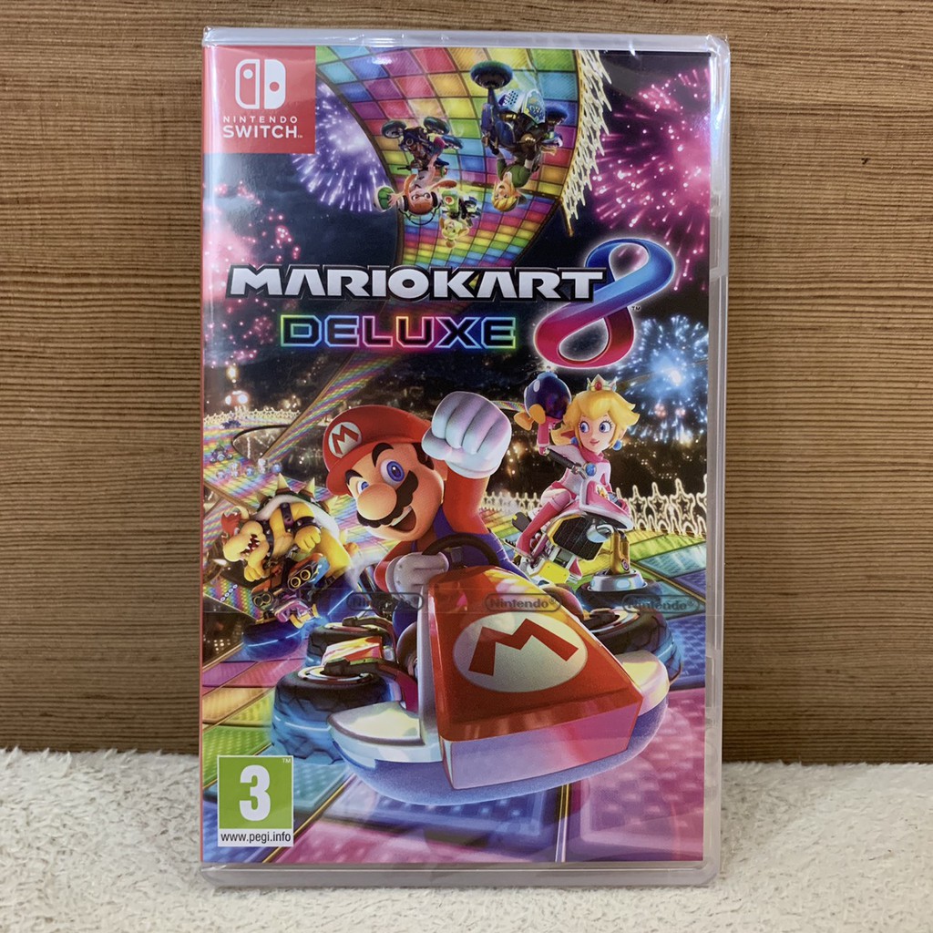 潮爽電玩 現貨 Ns Switch 瑪利歐賽車8 豪華版mario Kart 8 Deluxe 歐版台灣公司貨 蝦皮購物