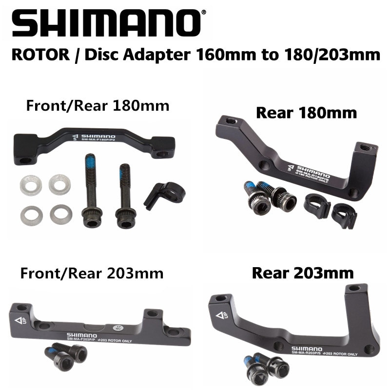 Shimano 原裝 SM-MA 剎車盤適配器 180mm 203mm R180P/S, R203P/S, F180P/