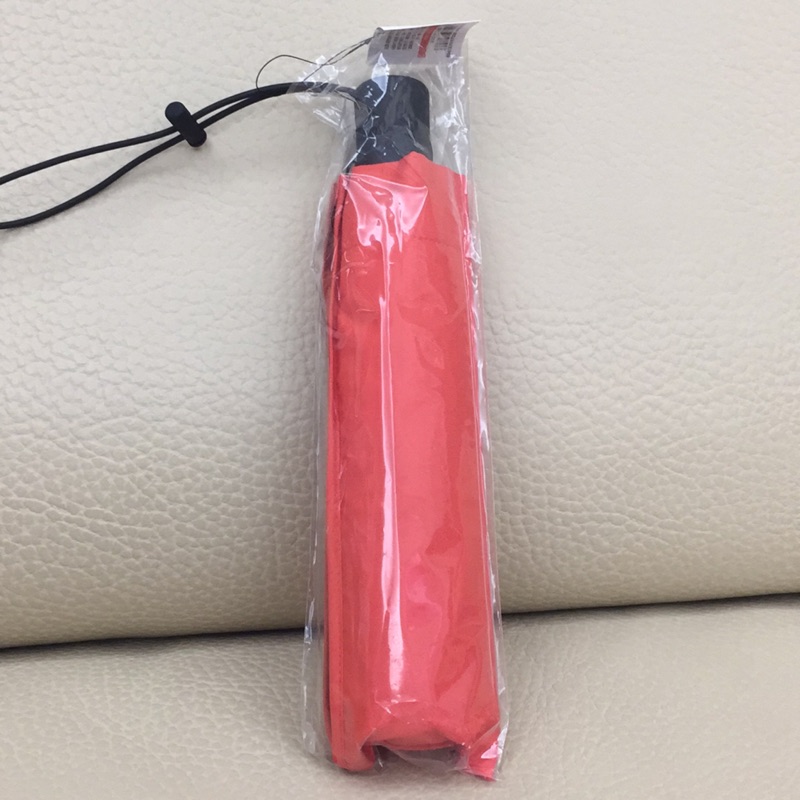 日本7-11輕量級紅色自動摺疊傘 方便好攜帶