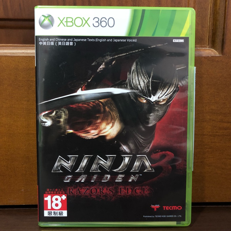 二手XBOX360遊戲片-NINJA GAIDEN3:Razor’s Edge