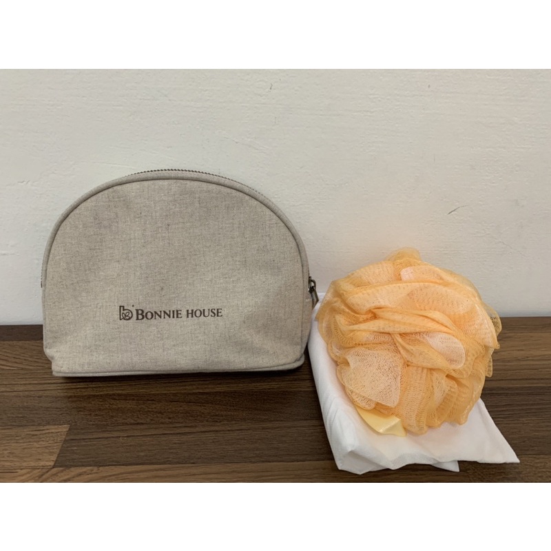 (全新)bonnie house 時尚旅行收納包+沐浴球/化妝包