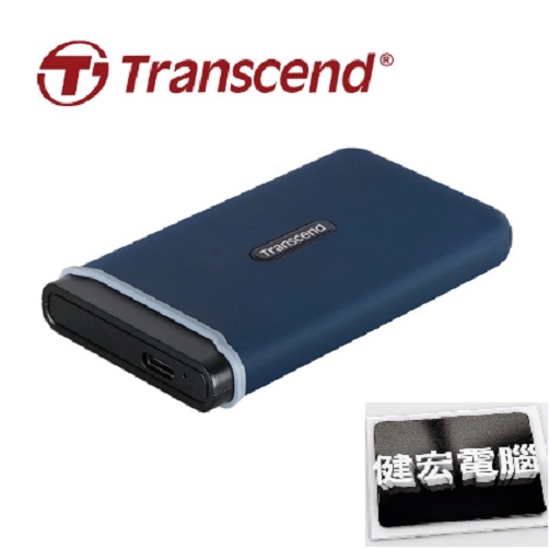 ESD370C 500GB 1TB USB3.1/Type C 雙介面外接SSD固態硬碟 - 海軍藍