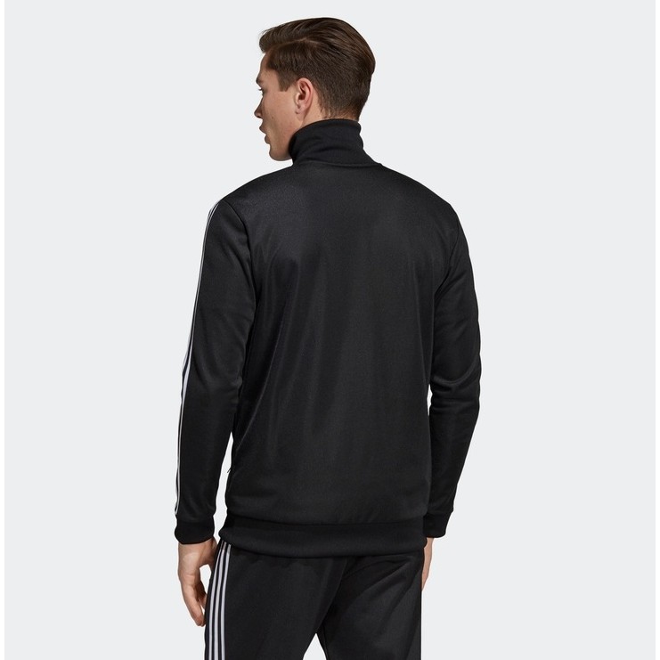 Adidas 愛迪達三葉草立領外套經典黑白上衣CW1250 男款運動服| 蝦皮購物