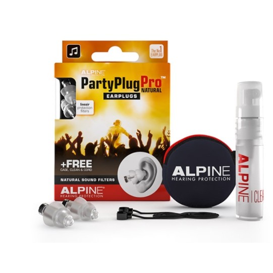【名人樂器】荷蘭品牌 Alpine PartyPlug Pro Natural 全頻耳塞 附攜帶盒