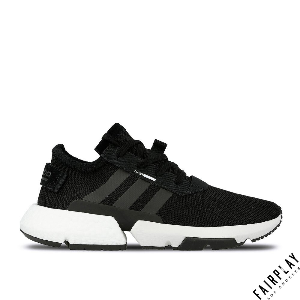 Adidas Originals POD S3.1 黑 男鞋 低筒 輕量 編織 運動鞋 慢跑鞋 B37366