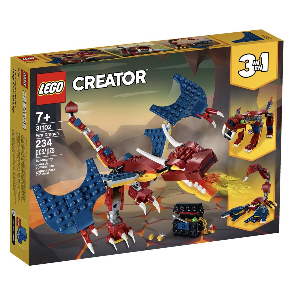 Lego 樂高 31102 創意系列 火龍