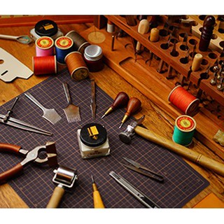 日式黑色砧板-工藝皮革工具