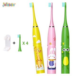 Jollybaby 兒童電動牙刷聲波自動超聲波防水牙刷可充電聲波電動牙刷