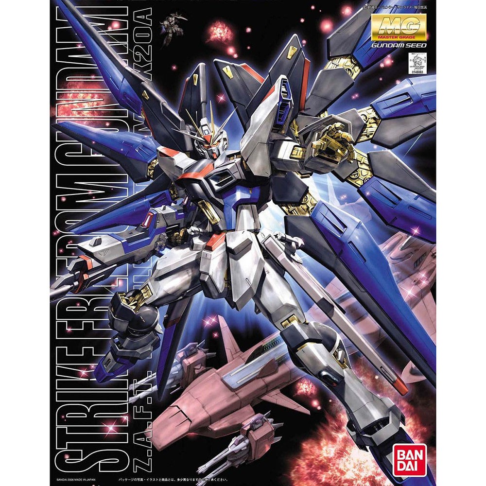 【BANDAI】 組裝模型 MG 1/100 機動戰士鋼彈 Seed 攻擊自由鋼彈 公司貨【９９模玩】