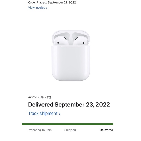 Apple AirPods 2代搭配無線 有線充電盒 保固一年 蘋果AirPods 2 購買bts 方案全新原廠正品