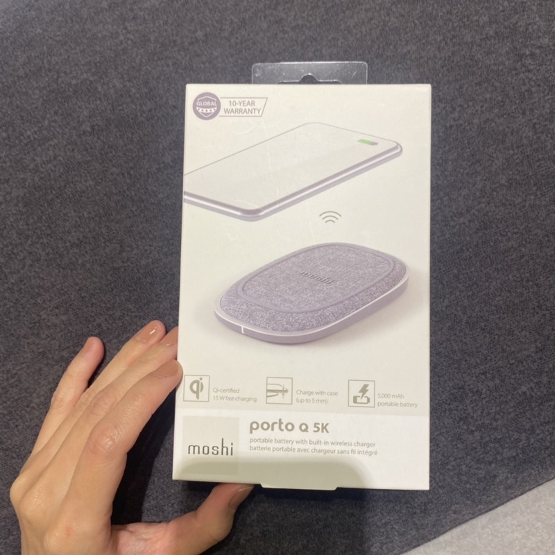 （已保留）【moshi】Porto Q 5K 無線充電行動電源 全新 無線充電板 行動電源 兩用 moshi