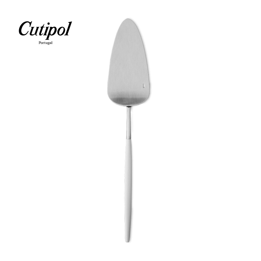 葡萄牙Cutipol GOA系列 白柄霧面不銹鋼-28cm蛋糕刀