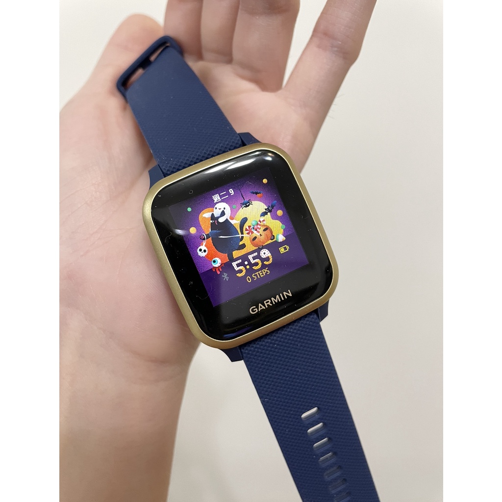 二手 中鋼限定版外盒 非音樂版 GARMIN VENU SQ GPS 智慧腕錶 智能錶 智慧手錶 智慧錶 iwatch