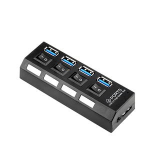 USB HUB 4-Port USB 3.0 Hub USB裝置支援熱插拔及隨插即用 短路保護元件設計